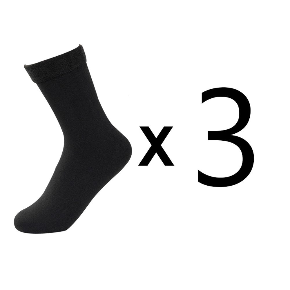 Thermal Winter Socks For Women Thicken Pack For Snow Boots Cold Weather Cozy Solid Color Design To 5