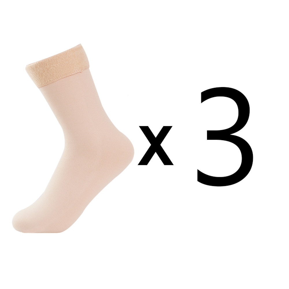 Thermal Winter Socks For Women Thicken Pack For Snow Boots Cold Weather Cozy Solid Color Design To 6