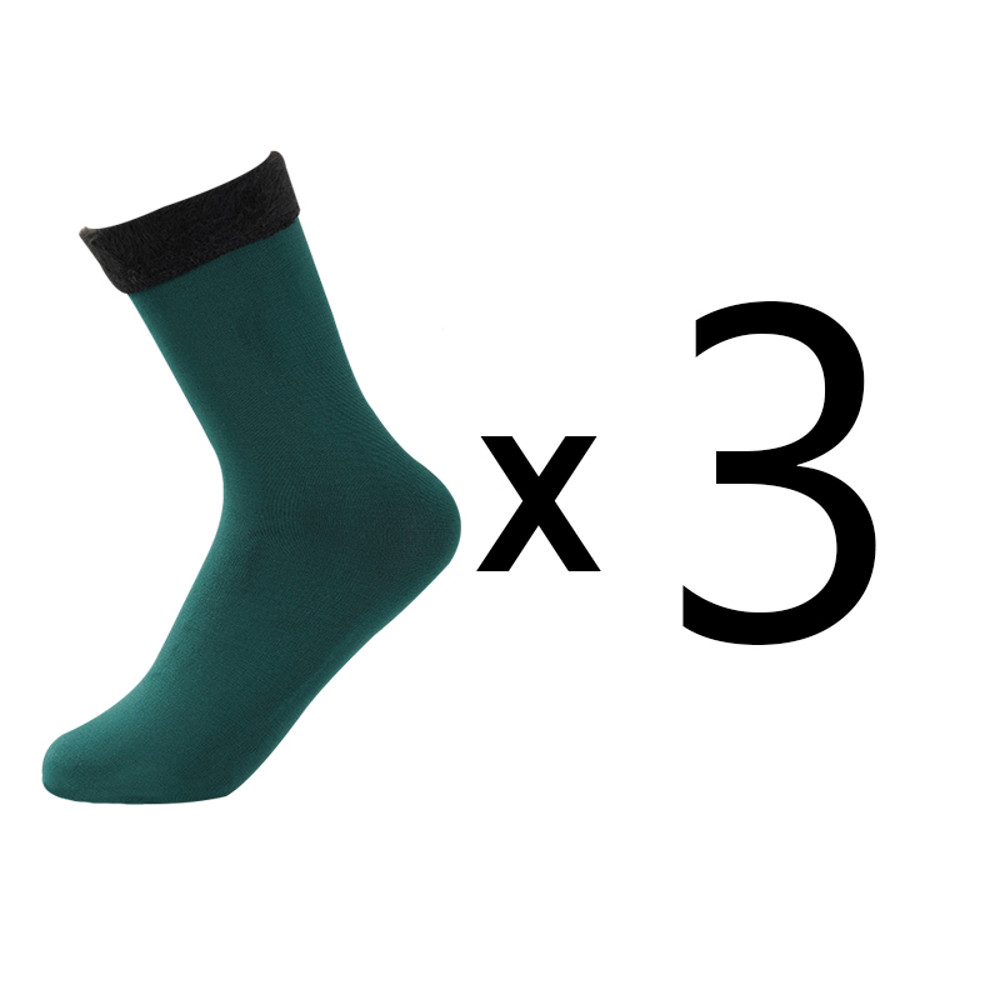 Thermal Winter Socks For Women Thicken Pack For Snow Boots Cold Weather Cozy Solid Color Design To 7