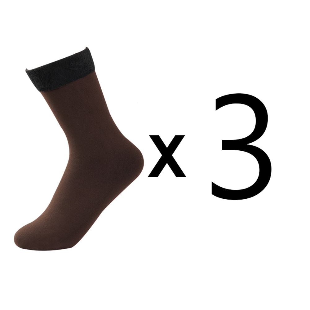 Thermal Winter Socks For Women Thicken Pack For Snow Boots Cold Weather Cozy Solid Color Design To 8