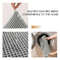 Absorbent Woven Bathroom Mat, Super Soft Anti-Slip Toilet Floor Mat for Bathroom, Shower, and Entrance Door
