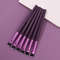 Multi-Purpose Eye Makeup Tool, Purple Wooden-Handled Flat-Head Brush, Eyeshadow Brush, Eyebrow Brush, Concealer Brush