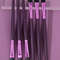 Multi-Purpose Eye Makeup Tool, Purple Wooden-Handled Flat-Head Brush, Eyeshadow Brush, Eyebrow Brush, Concealer Brush