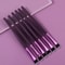 Multi-Purpose Eye Makeup Tool, Purple Wooden-Handled Flat-Head Brush, Eyeshadow Brush, Eyebrow Brush, Concealer Brush
