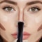 Dual End Nose Contour U Shaped Makeup Brush, Nose Shadow Makeup Brushes, Face Highlighting Eyeshadow Contour Brush Tool