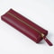 Personalized Leather Pencil Case Handmade Genuine Pebble Leather Zipper Bag For Large Capacity Scho 4