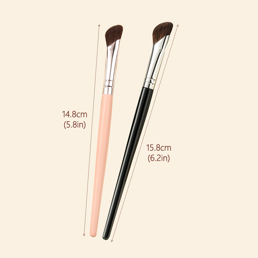 Dual Color Horsehair Nose Shadow Brush Sickle Shaped Contour Brush Multi Functional Makeup Brush Se 5