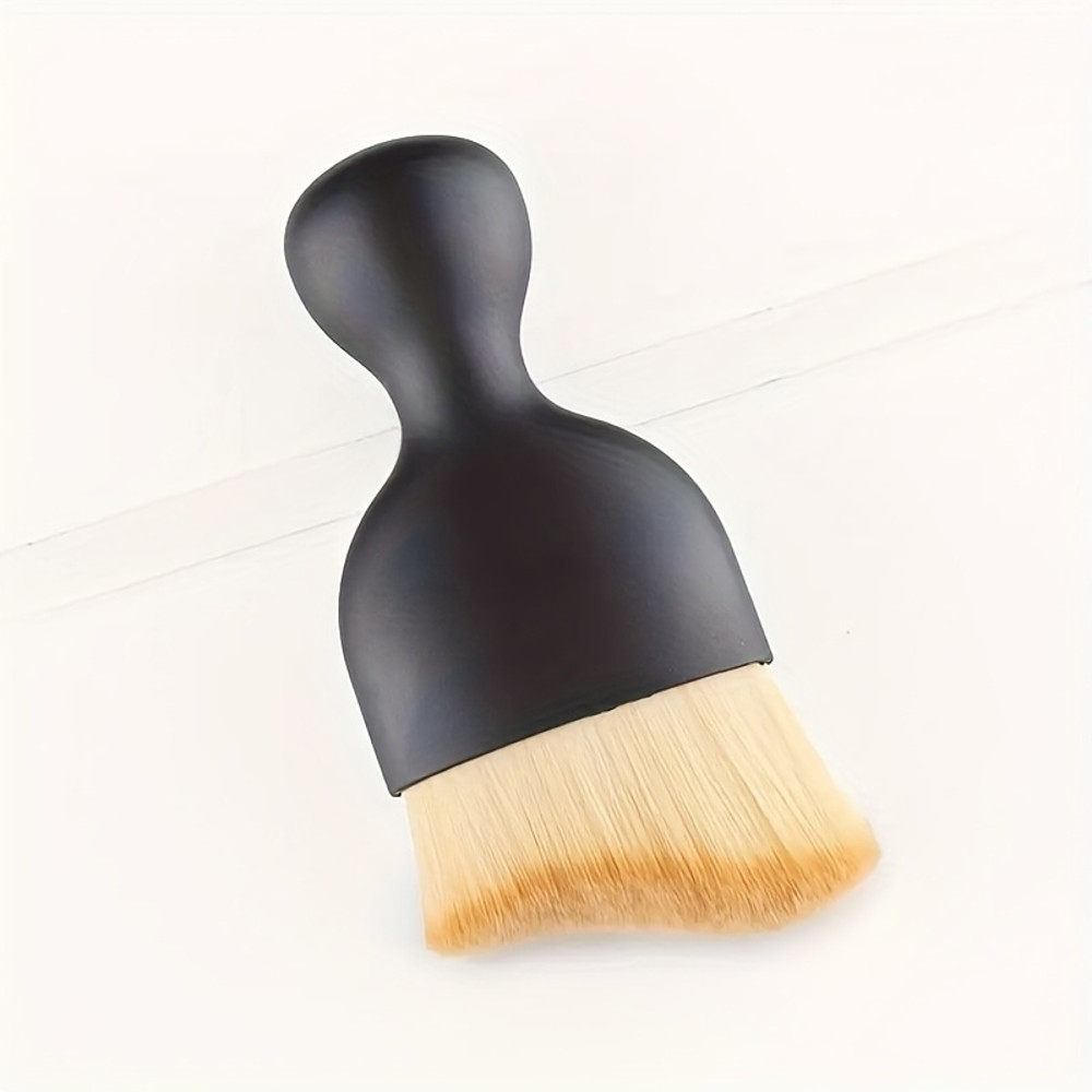 Single Makeup Brush Arc Curve Makeup Brush Professional Foundation Brush Contour Brush For Flawless 4