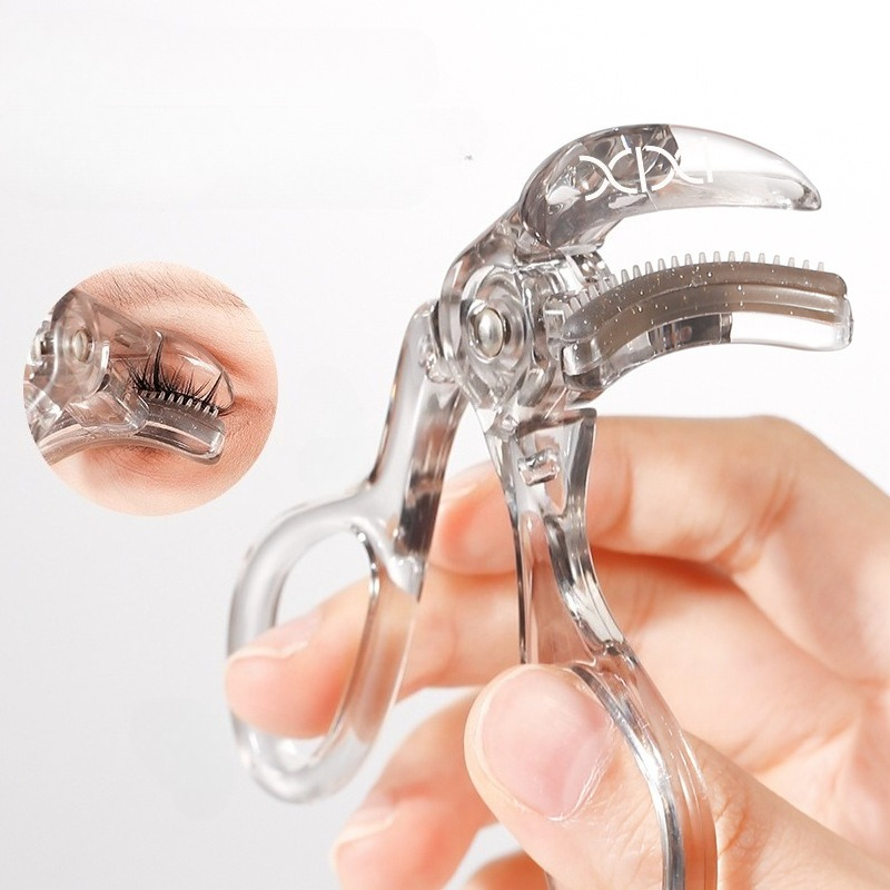 Frameless Professional Eyelash Curler One Clip Comb Tooth Curler Lash Tool With Refill Pad For Long 1
