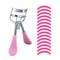 Stainless Steel Portable Eyelash Curler With 15 Silicone Pads Lash Extension And Curling Tools For 7