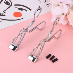 mini partial eyelash curler stainless steel, professional eye lashes curling clip, makeup tools beauty accessories
