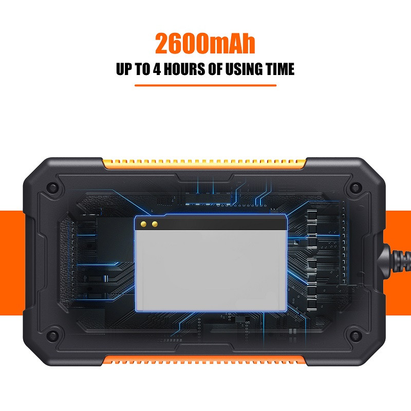P40 Industrial Endoscope Camera 43 HD Screen 39mm8mm Dual Lens Waterproof Borescope For Automotive 5