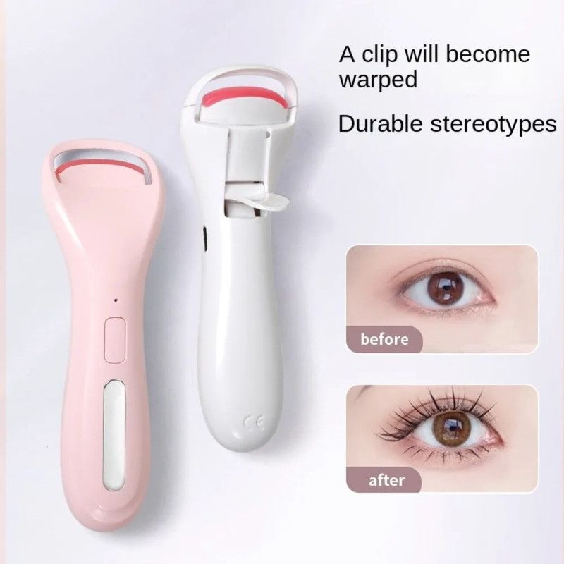 Electric Eyelash Curler Long Lasting Curling, Heated Eye Lash Curlers with 3 Temperature Fast Heating, Safe Comfortable