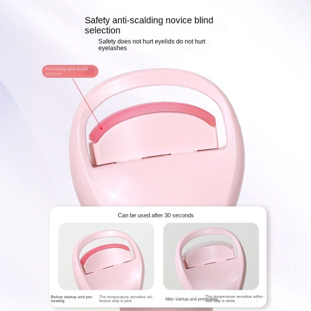 Electric Eyelash Curler Long Lasting Curling, Heated Eye Lash Curlers with 3 Temperature Fast Heating, Safe Comfortable