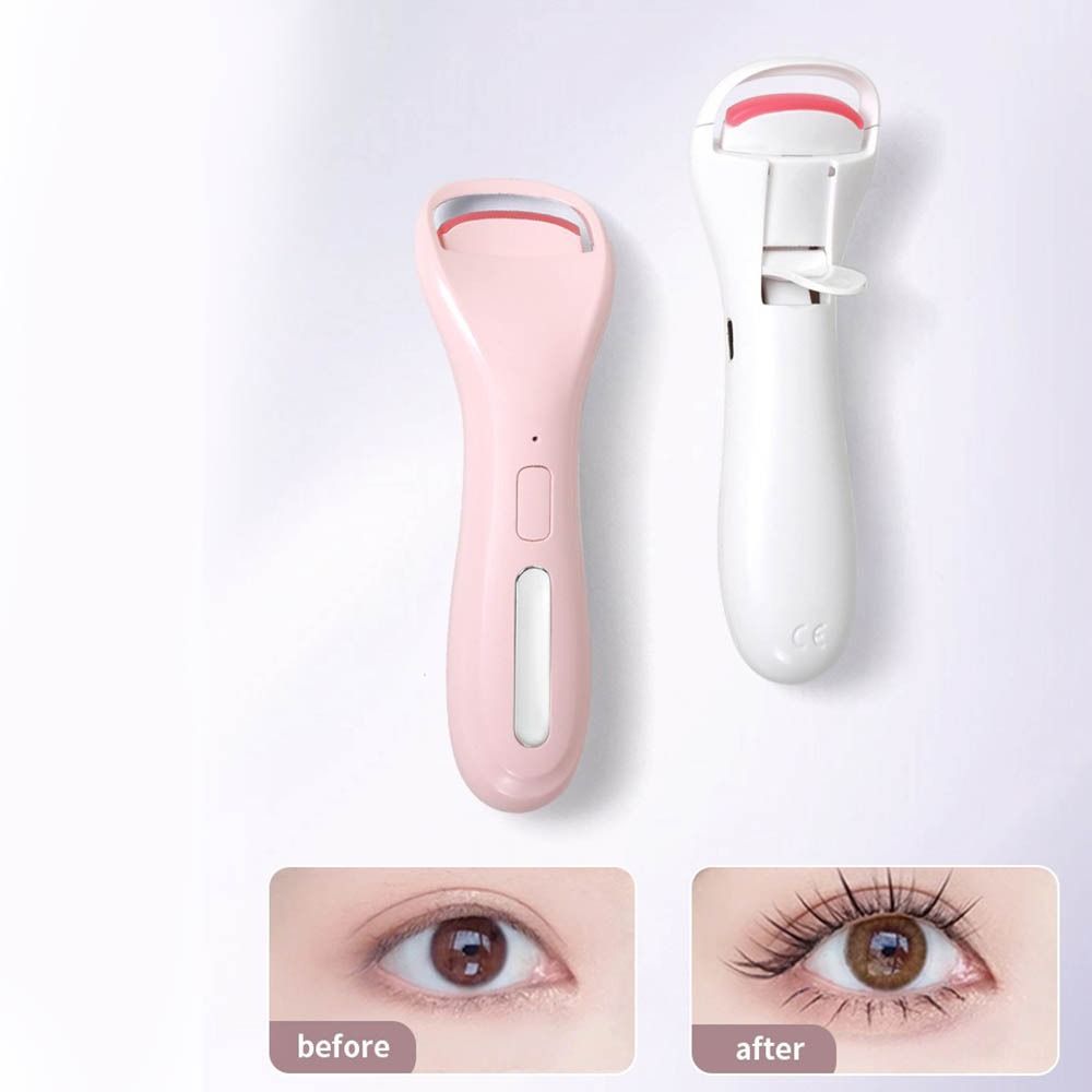 Electric Eyelash Curler Long Lasting Curling, Heated Eye Lash Curlers with 3 Temperature Fast Heating, Safe Comfortable