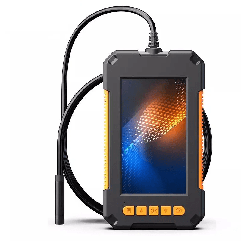 P40 Industrial Endoscope Camera 43 HD Screen 39mm8mm Dual Lens Waterproof Borescope For Automotive 0