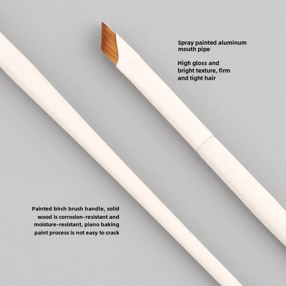 Ultra Thin Fine Angle Eyeliner Brush Upgrade Blade Flat Eyebrow Brush Precise Detail Makeup Brush F 2