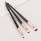 Professional 3 Brush Set Eyeliner Brushes for Eyebrows and Eyes, Angled Makeup Brush Kit, Precision Eye Cosmetic Tools