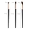 Professional 3 Brush Set Eyeliner Brushes for Eyebrows and Eyes, Angled Makeup Brush Kit, Precision Eye Cosmetic Tools