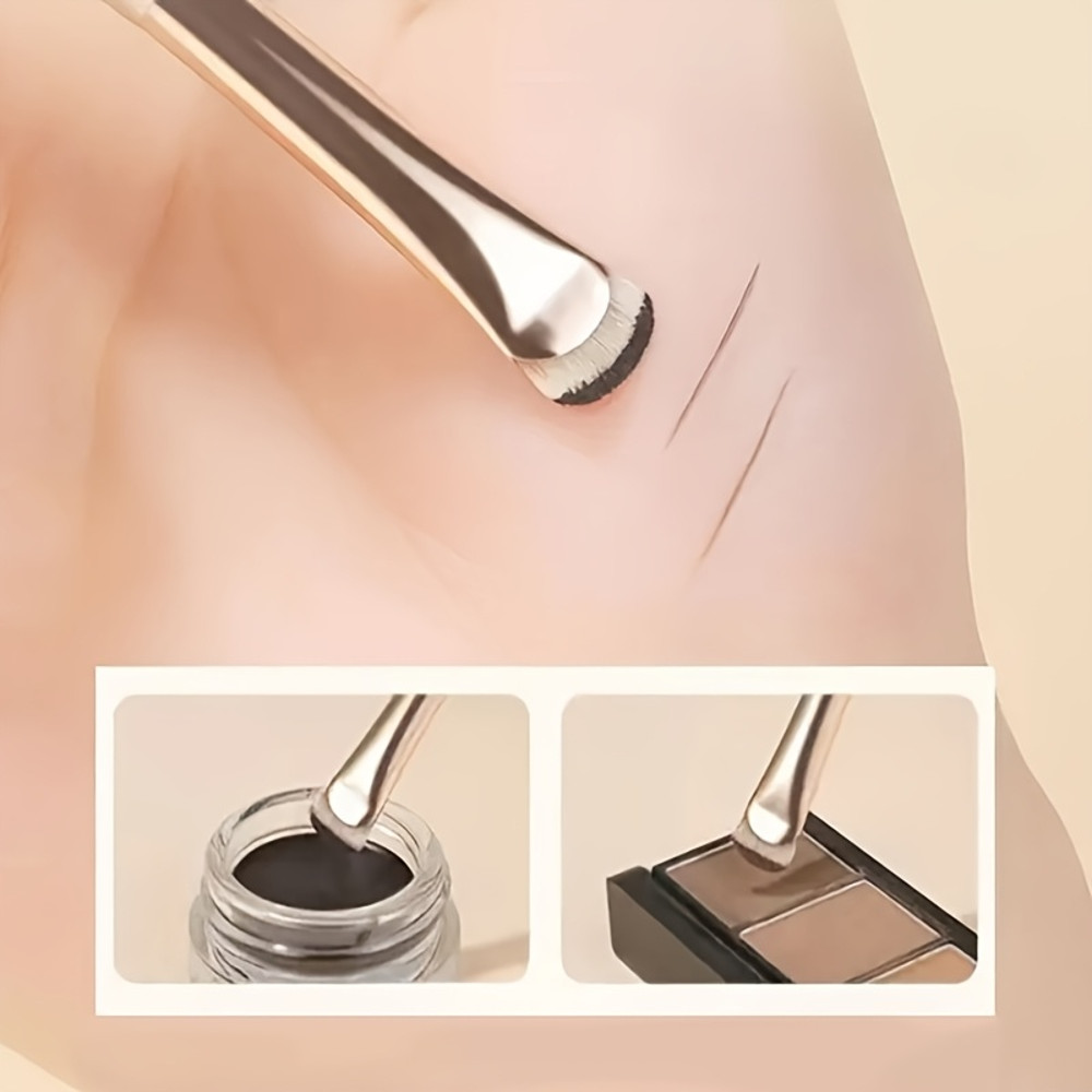 Upgrade Half Round Crescent Blade Eye Liner Brush Eyeliner Brush Draw Eyeliner Eyeband Contour Make 4