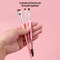 Eye Makeup Brush Set, Blade Eyeliner Brushes Large Small, Dual Eyelash Comb Brush and Precision Eyebrow Brushes