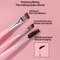 Eye Makeup Brush Set, Blade Eyeliner Brushes Large Small, Dual Eyelash Comb Brush and Precision Eyebrow Brushes
