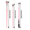 Eye Makeup Brush Set, Blade Eyeliner Brushes Large Small, Dual Eyelash Comb Brush and Precision Eyebrow Brushes