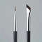 Ultra Thin Micro Angle Flat Eyebrow Brush Upgraded Blade Eyeliner Brush Professional Precision Deta 0