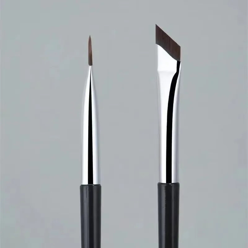 Ultra Thin Micro Angle Flat Eyebrow Brush Upgraded Blade Eyeliner Brush Professional Precision Deta 0