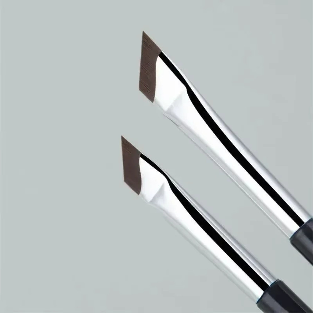 Ultra Thin Micro Angle Flat Eyebrow Brush Upgraded Blade Eyeliner Brush Professional Precision Deta 2
