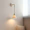 Japan Style Ceramic LED Wall Lamp Adjustable Copper Arm Sconce For Bedroom Bathroom Mirror Light No 2