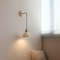 Japan Style Ceramic LED Wall Lamp Adjustable Copper Arm Sconce For Bedroom Bathroom Mirror Light No 3