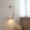 Japan Style Ceramic LED Wall Lamp Adjustable Copper Arm Sconce For Bedroom Bathroom Mirror Light No 3