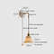 Japan Style Ceramic LED Wall Lamp Adjustable Copper Arm Sconce For Bedroom Bathroom Mirror Light No 5