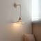 Japan Style Ceramic LED Wall Lamp Adjustable Copper Arm Sconce For Bedroom Bathroom Mirror Light No 4
