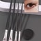 Ultra-thin Eyeliner and Eyebrow Brush Set, Makeup Detailing Brushes for Beginners, Mini Concealer Finger Powder Puff