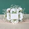 Elegant 2ft Tall White Rose Silk Flower Arrangement With Green Babys Breath Wedding Table Centerpie