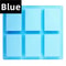 6 Cavities Silicone Soap Mold for DIY Soap Making, Rectangle Bakeware, Chocolate Mousse and Ice Cream Mould Tools