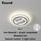 UltraQuiet Bladeless Cylinder Ceiling Fan LED Light Kit Remote Control Modern Bedroom Decoration L