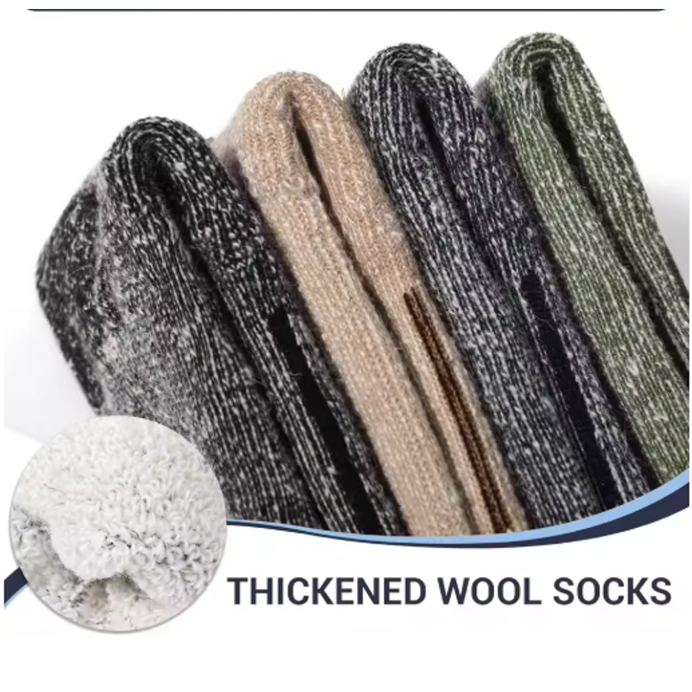 Ultra Warm Merino Wool Socks For Men  Women Thermal Winter Hiking Socks Breathable Boot  Skiing Soc 4