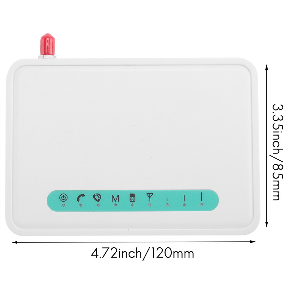 Desktop Caller Dialer with SIM Card Slot, Y14A Quad Band GSM Fixed Wireless Terminal for Home & Business Phone Lines