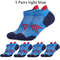 Premium Breathable Mens Sports Socks Cushioned Athletic Ankle Socks For Running Gym And Casual Wear 6
