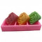 Handmade Silicone Soap Mold 3 Cavities Flower Design, Natural Soap Making, DIY Chocolate Candle Mold