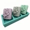 Handmade Silicone Soap Mold 3 Cavities Flower Design, Natural Soap Making, DIY Chocolate Candle Mold