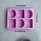 Handmade Soap Making Supplies Oval Square Leaves Silicone Mold, DIY Plaster Resin Candle Cake Baking Tools