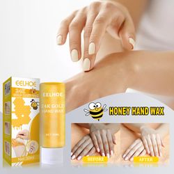 gold moisturizing exfoliating care, nourishing honey hand wax mask, hydrating whitening firming hand cream
