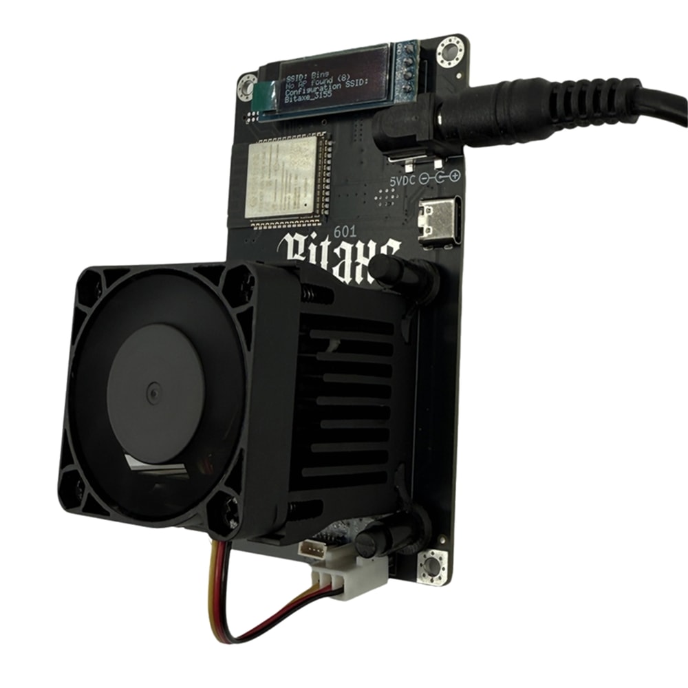 Solo Mine BTC Efficiently, Bitaxe Gamma 601 1.2TH/S Miner | Ultra-Low 18-22W