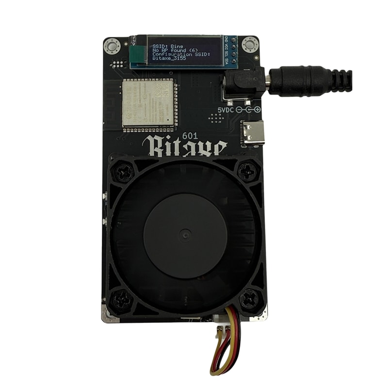 Solo Mine BTC Efficiently, Bitaxe Gamma 601 1.2TH/S Miner | Ultra-Low 18-22W