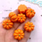 Colorful 3D Pumpkin Flatback Cartoon Christmas Figurines DIY Halloween Scrapbook Jewellery Decor Cr 1