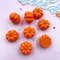 Colorful 3D Pumpkin Flatback Cartoon Christmas Figurines DIY Halloween Scrapbook Jewellery Decor Cr 4